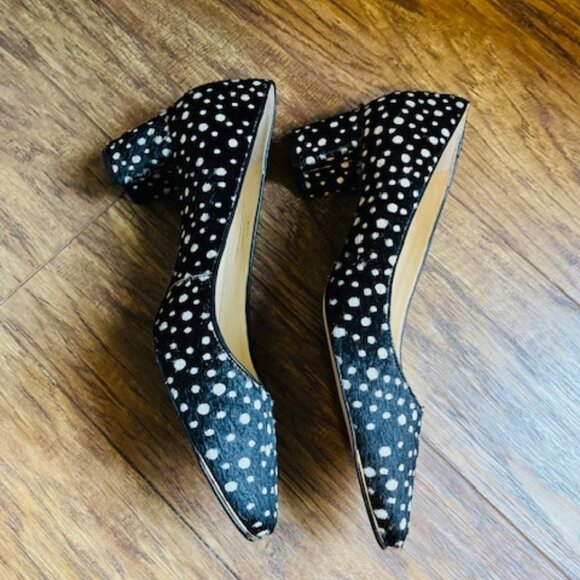 NWT Talbots black/white polka dot pumps - Picture 3 of 6